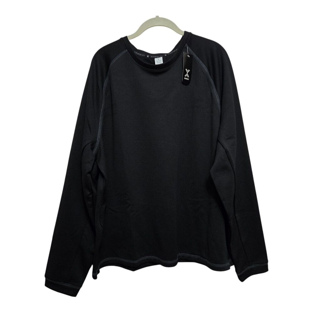 Xersion Active Shirt Mens Size XL Black Long Sleeves NEW